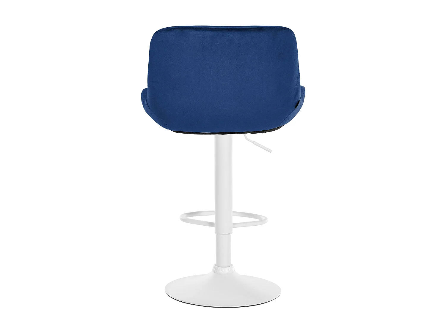 Tabouret de bar - Velours - Bleu - Solon