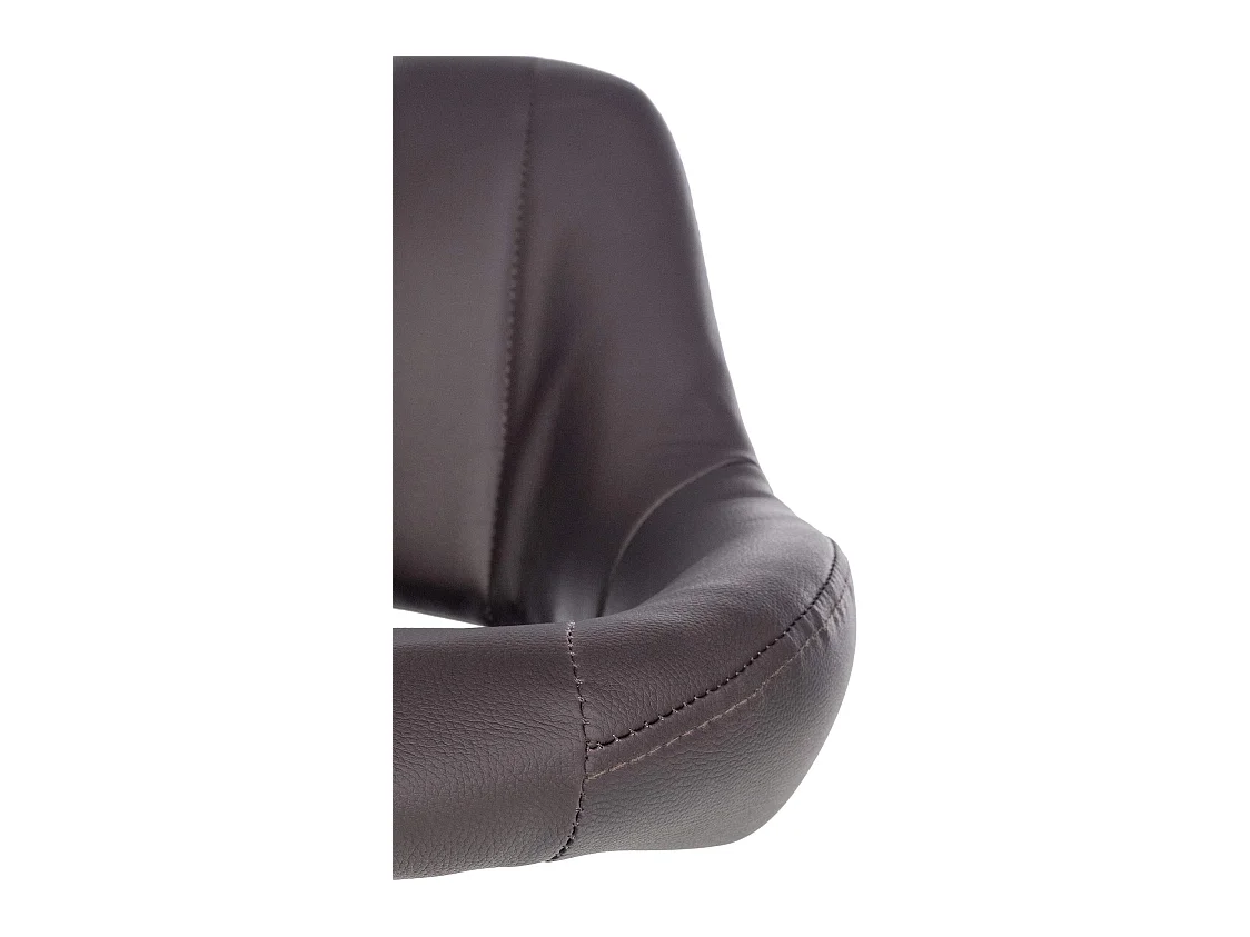 Lot de 2  Tabouret de bar - Similicuir - Marron - Milet