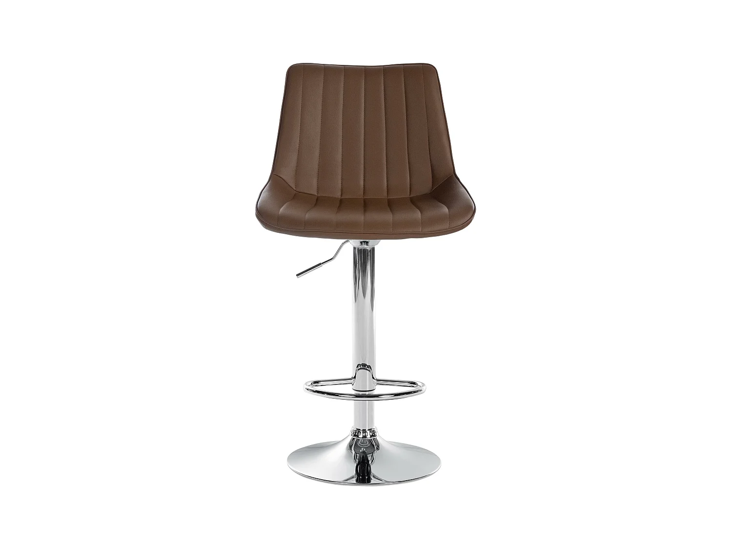Lot de 2  Tabouret de bar - Similicuir - Marron - Toni