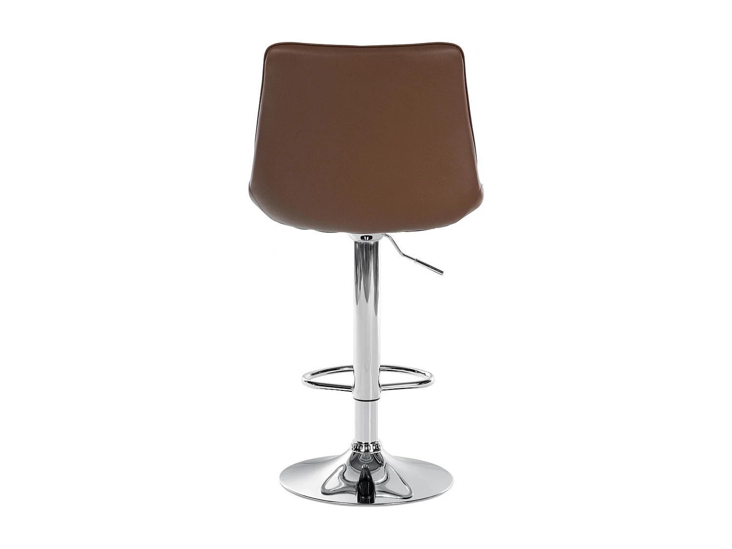 Lot de 2  Tabouret de bar - Similicuir - Marron - Toni
