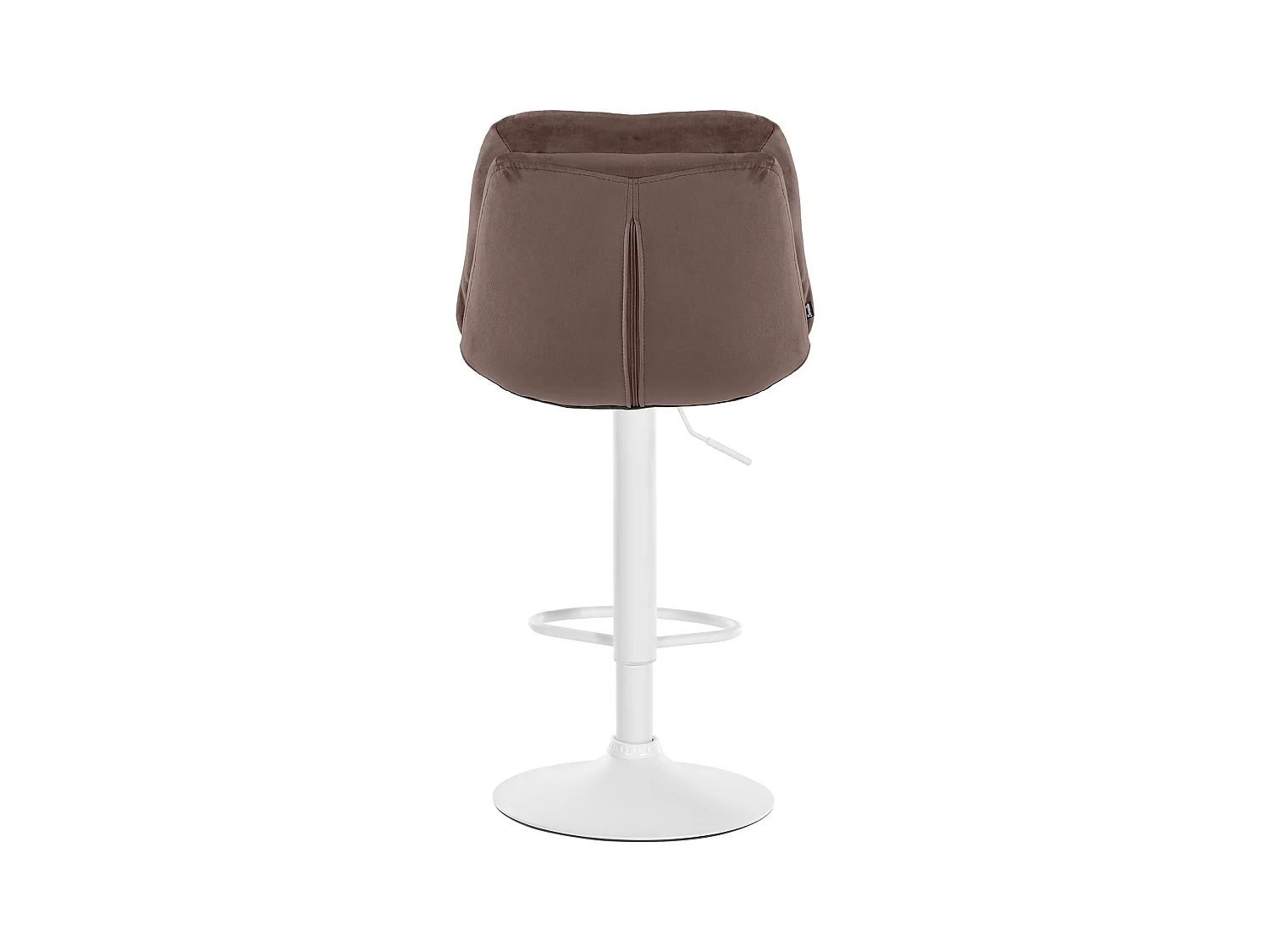 Tabouret de bar - Velours - Marron - Laurel