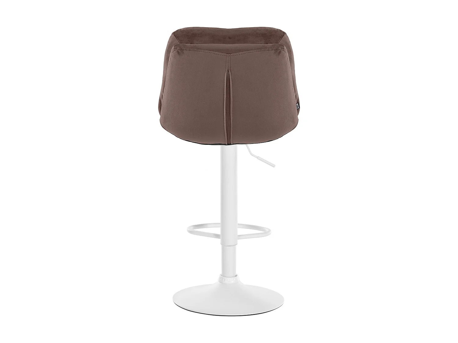 Tabouret de bar - Velours - Marron - Laurel