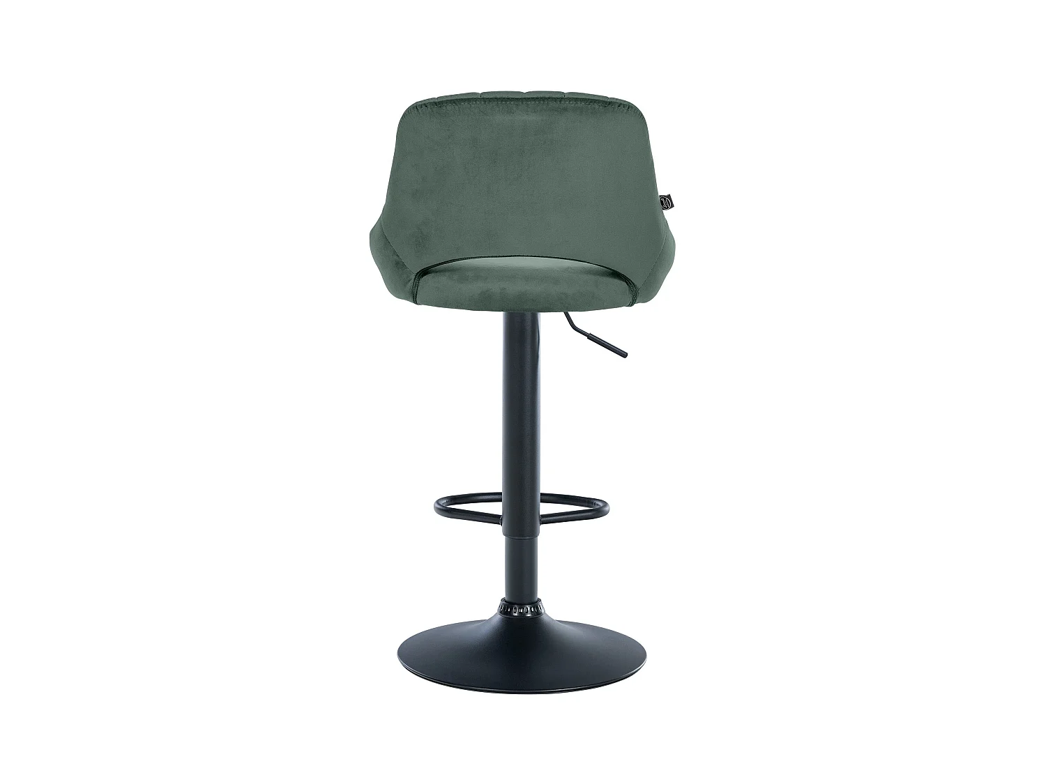 Lot de 2  Tabouret de bar - Velours - Vert - Milet