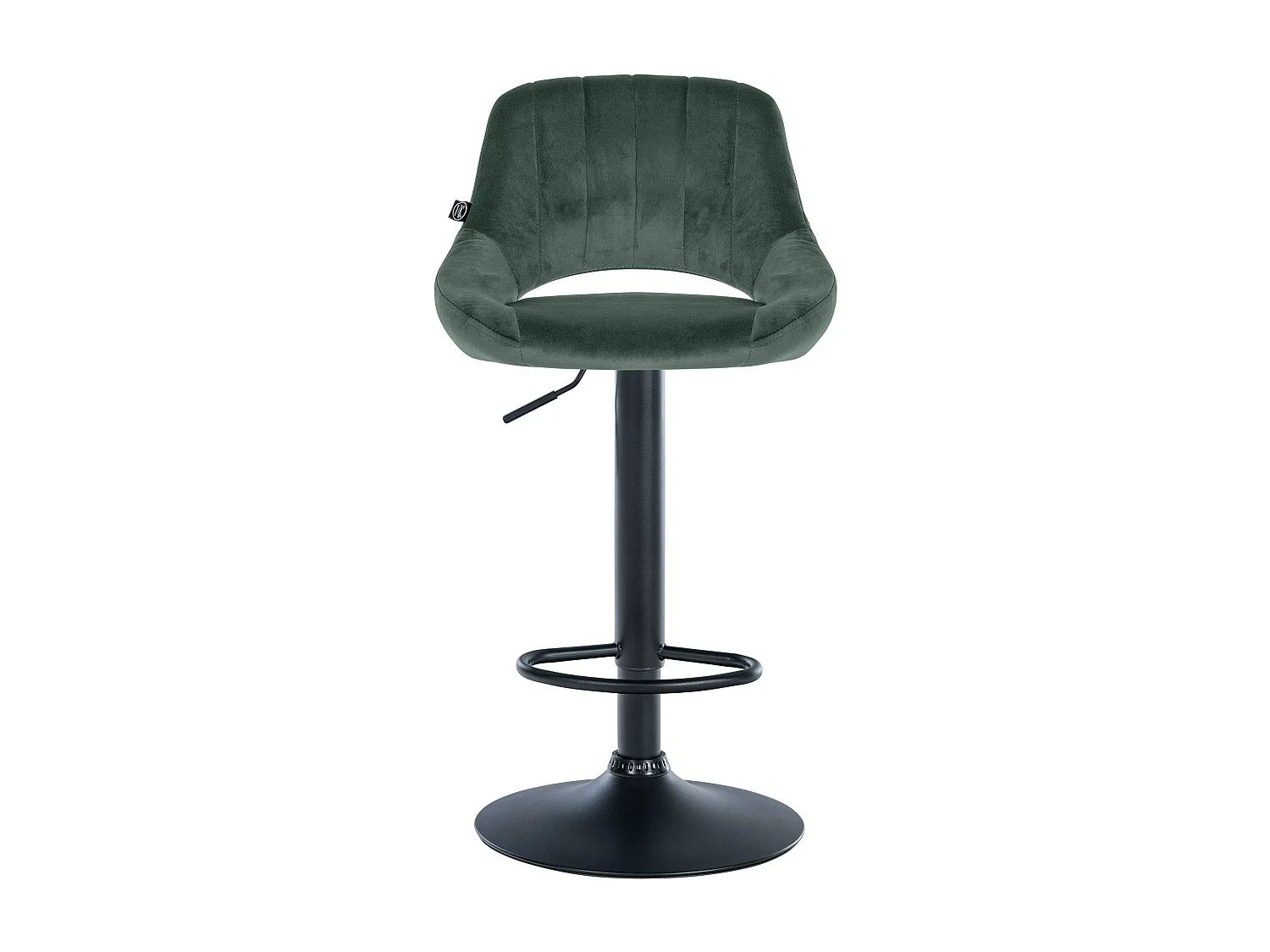 Lot de 2  Tabouret de bar - Velours - Vert - Milet