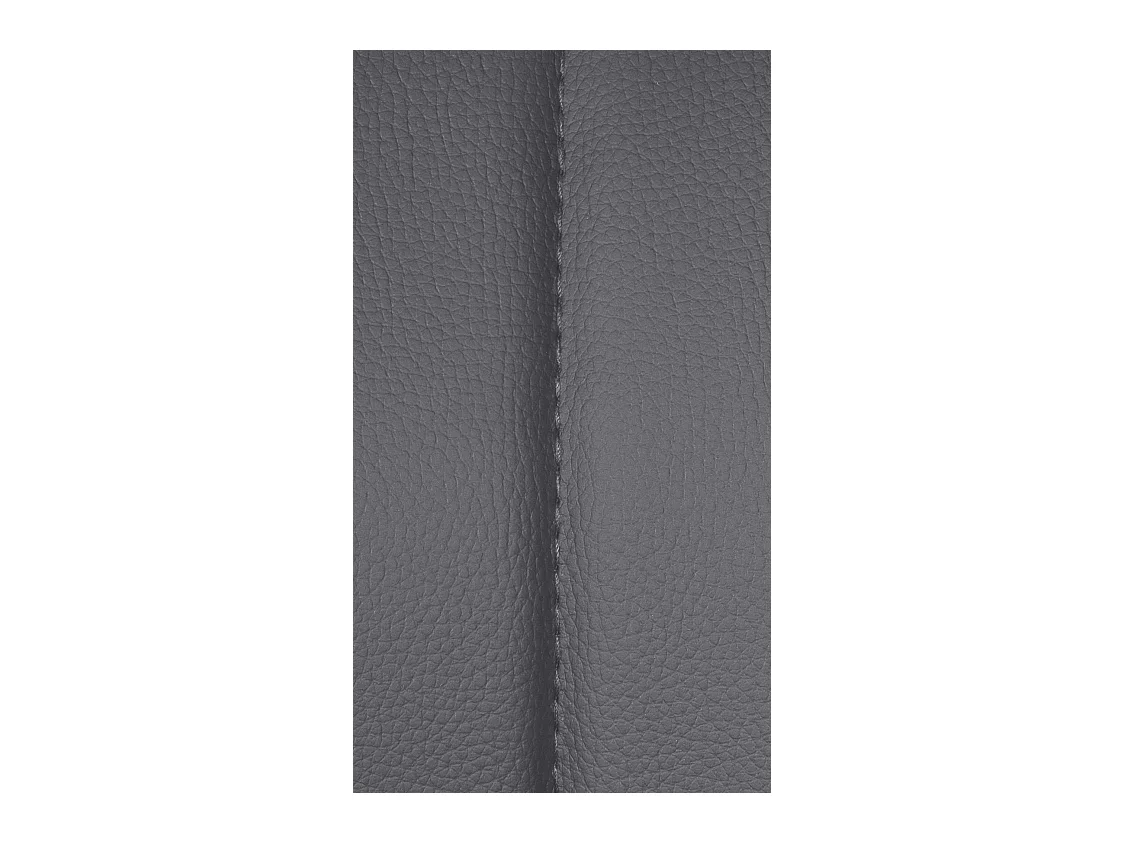 Tabouret de bar - Similicuir & Blanc - Gris - Milet