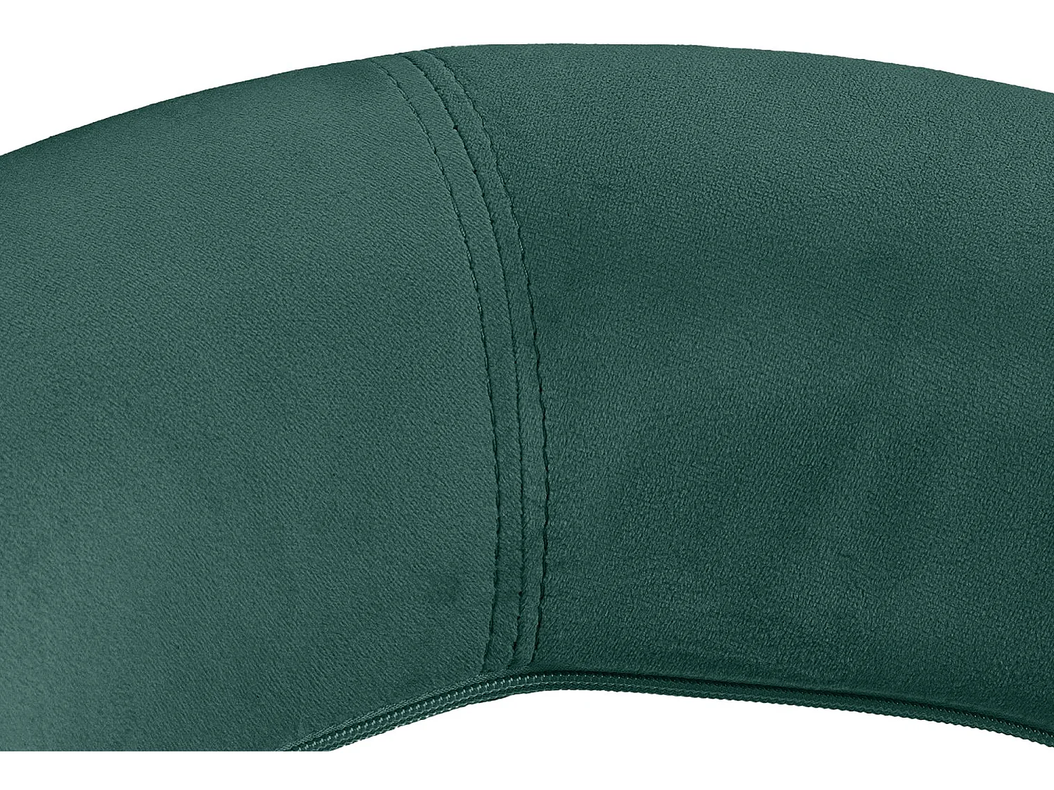 Tabouret de bar - Velours & Blanc - Vert - Olinda