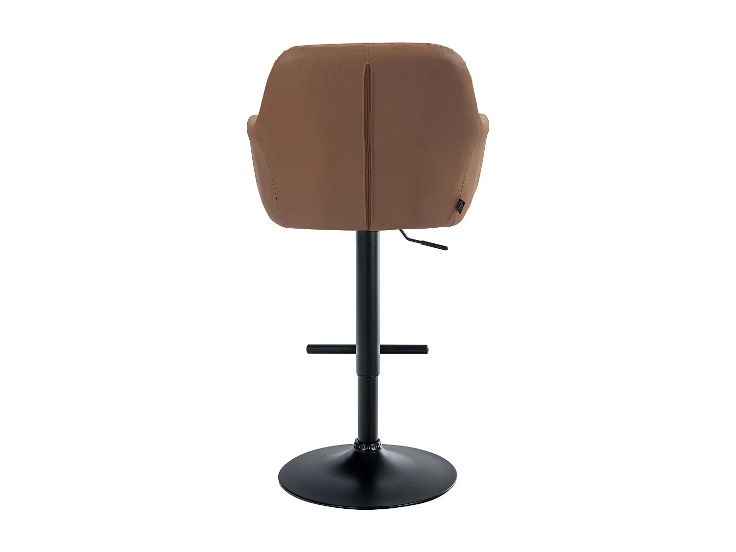 Tabouret de bar - Similicuir - Marron clair - Natoma
