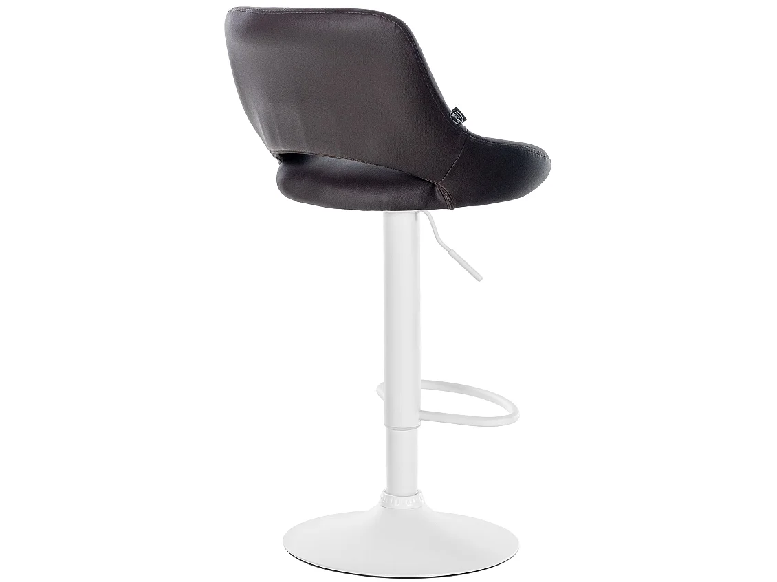 Lot de 2  Tabouret de bar - Similicuir - Marron - Milet