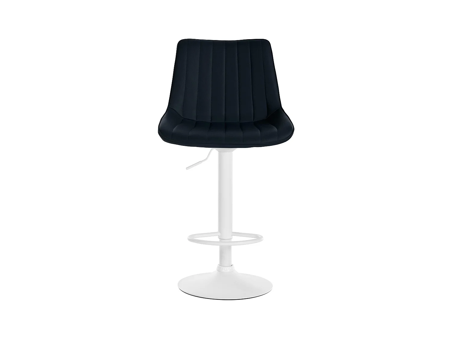 Lot de 2  Tabouret de bar - Similicuir - Noir - Toni