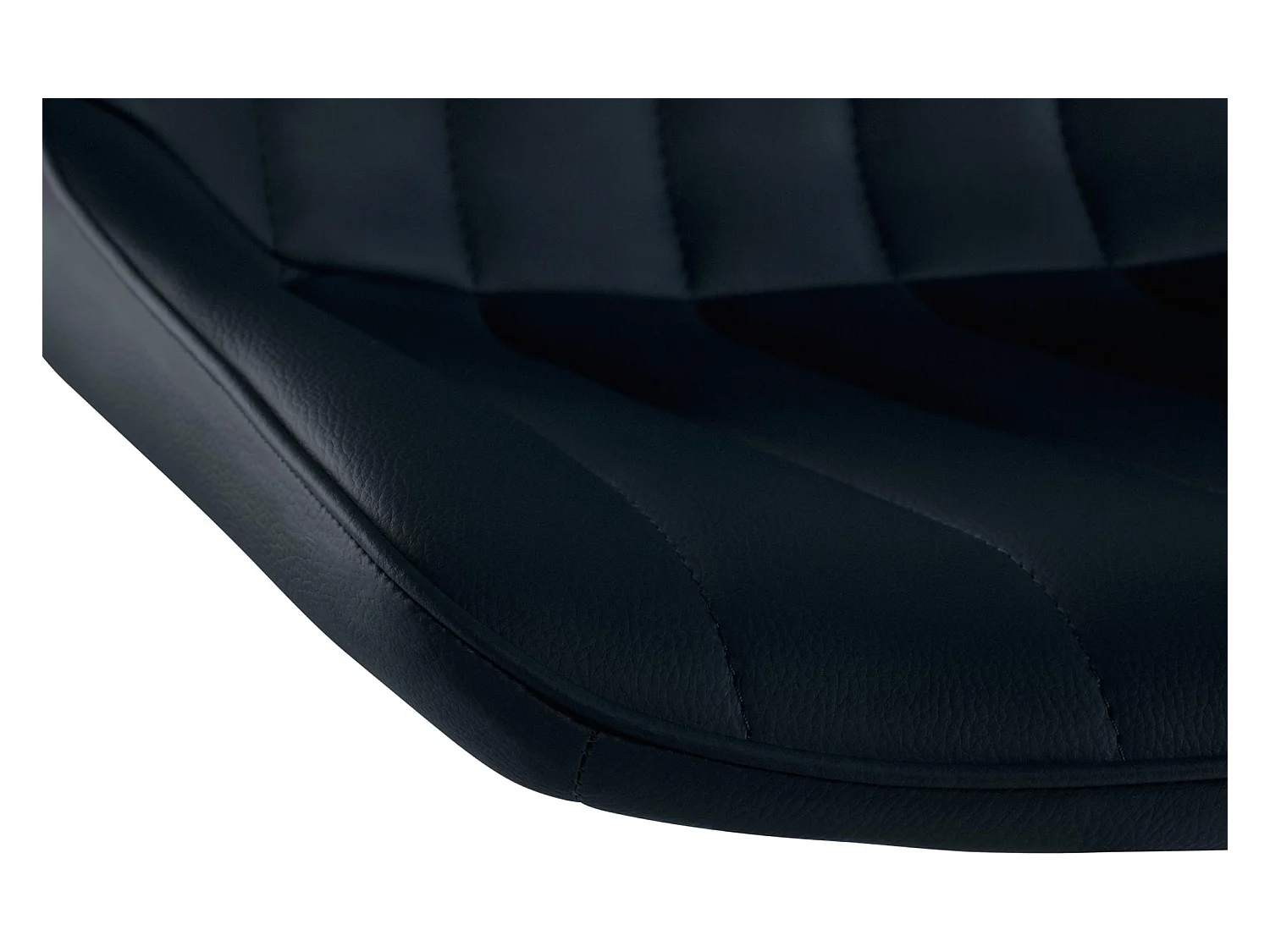 Lot de 2  Tabouret de bar - Similicuir - Noir - Toni