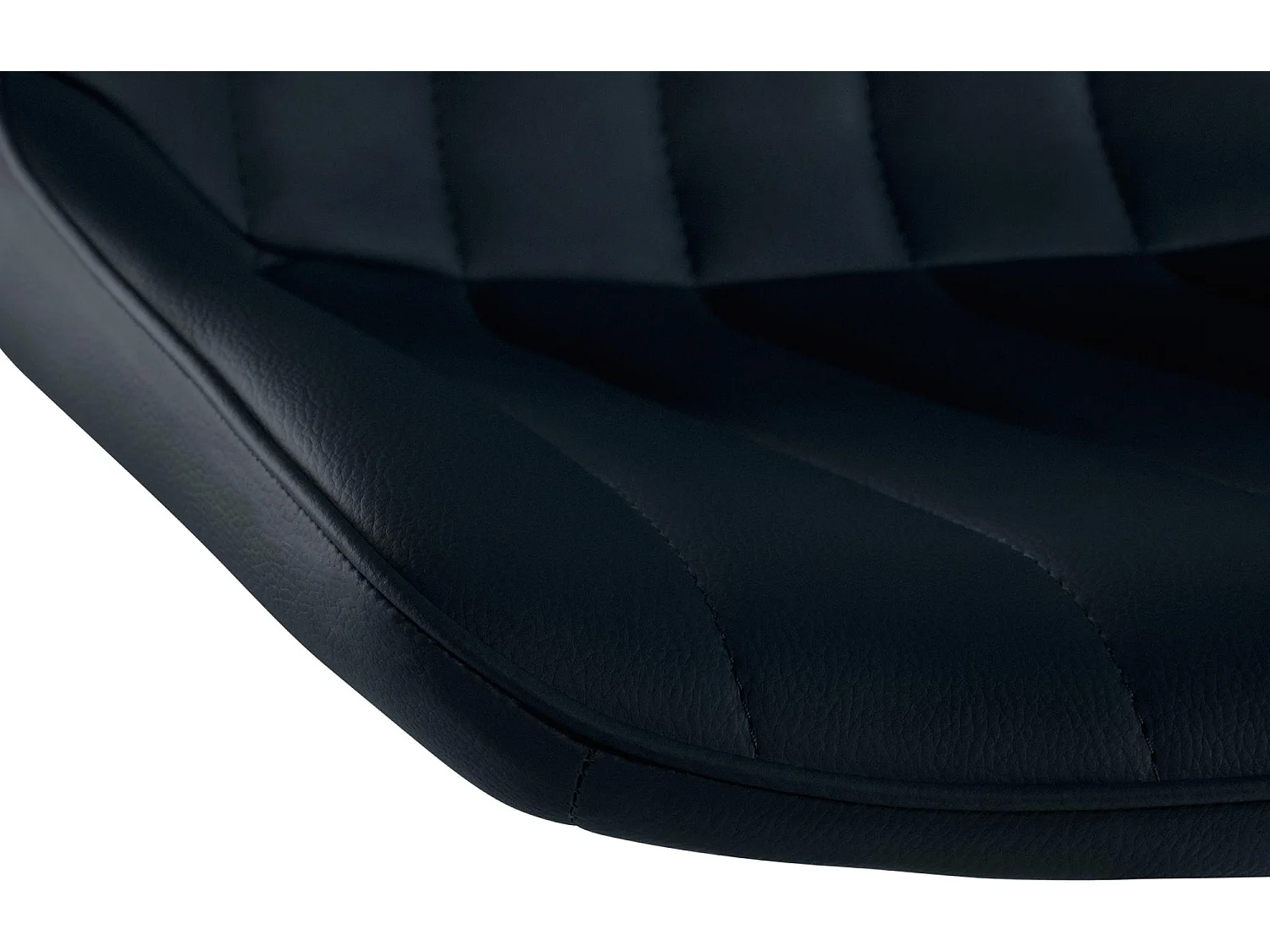 Lot de 2  Tabouret de bar - Similicuir - Noir - Toni