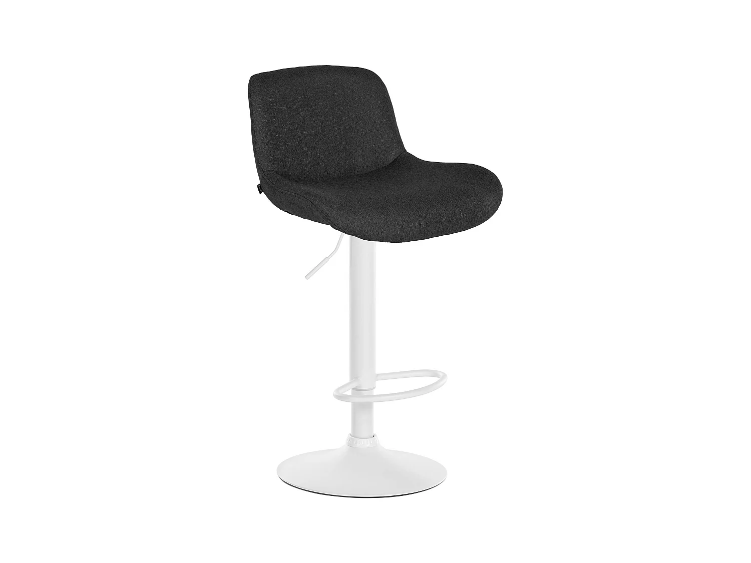 Tabouret de bar - Velours - Noir - Solon