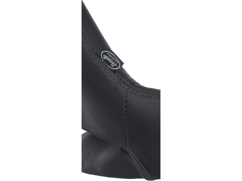 Lot de 2  Tabouret de bar - Similicuir - Noir - Milet