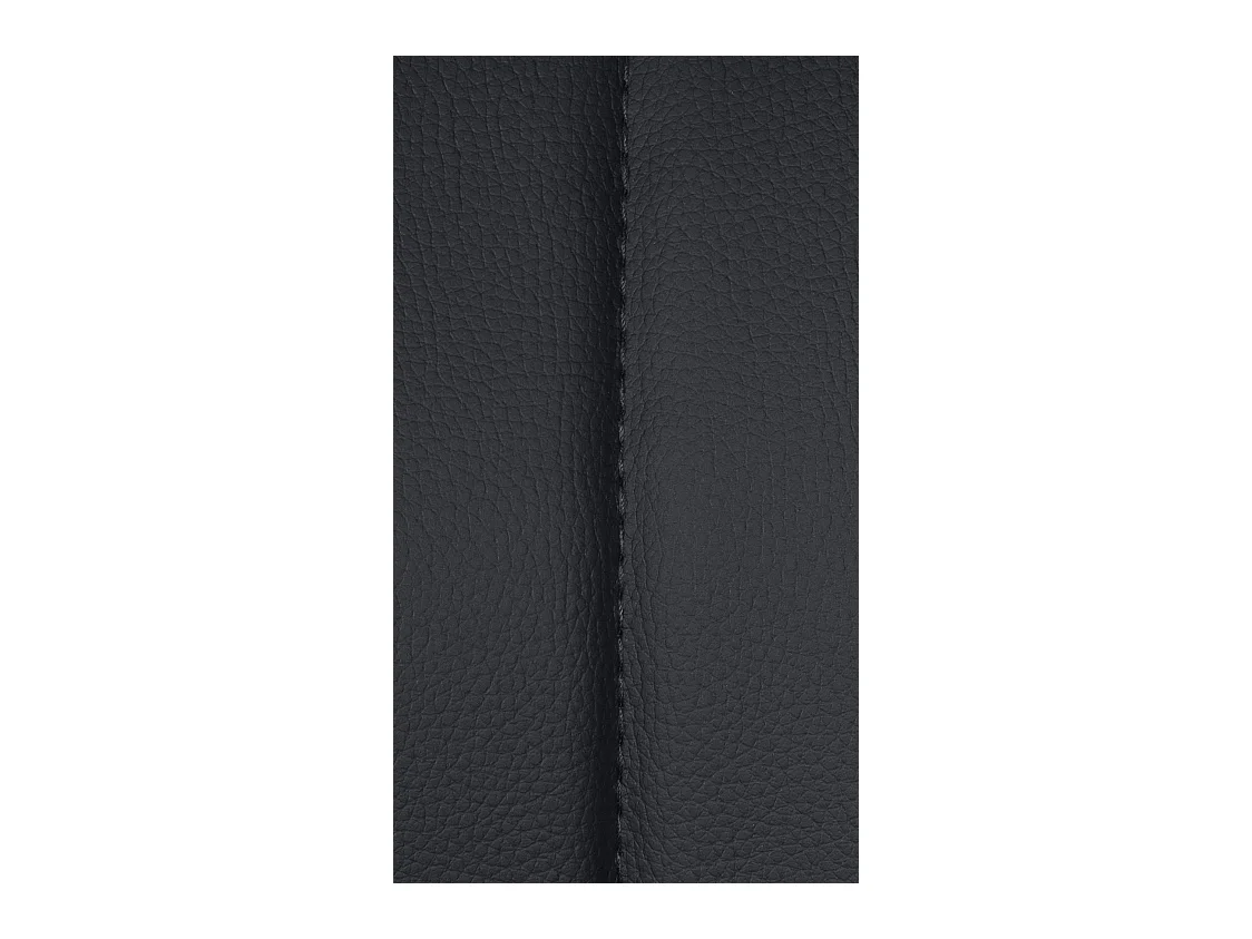 Lot de 2  Tabouret de bar - Similicuir - Noir - Milet