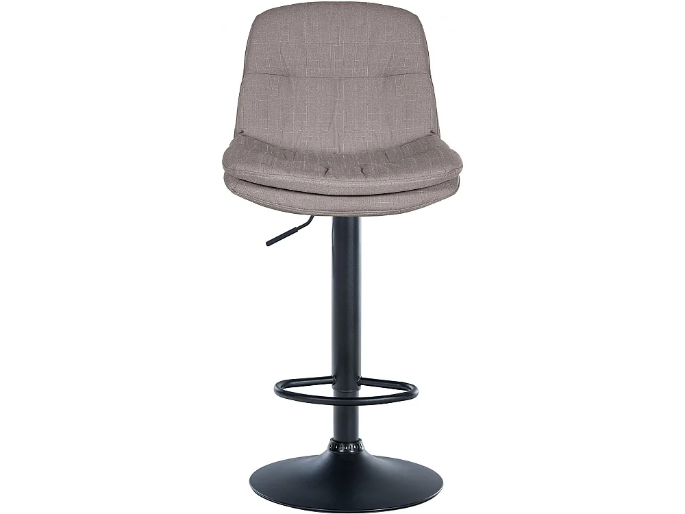 Tabouret de bar - Tissu - Gris - Laurel