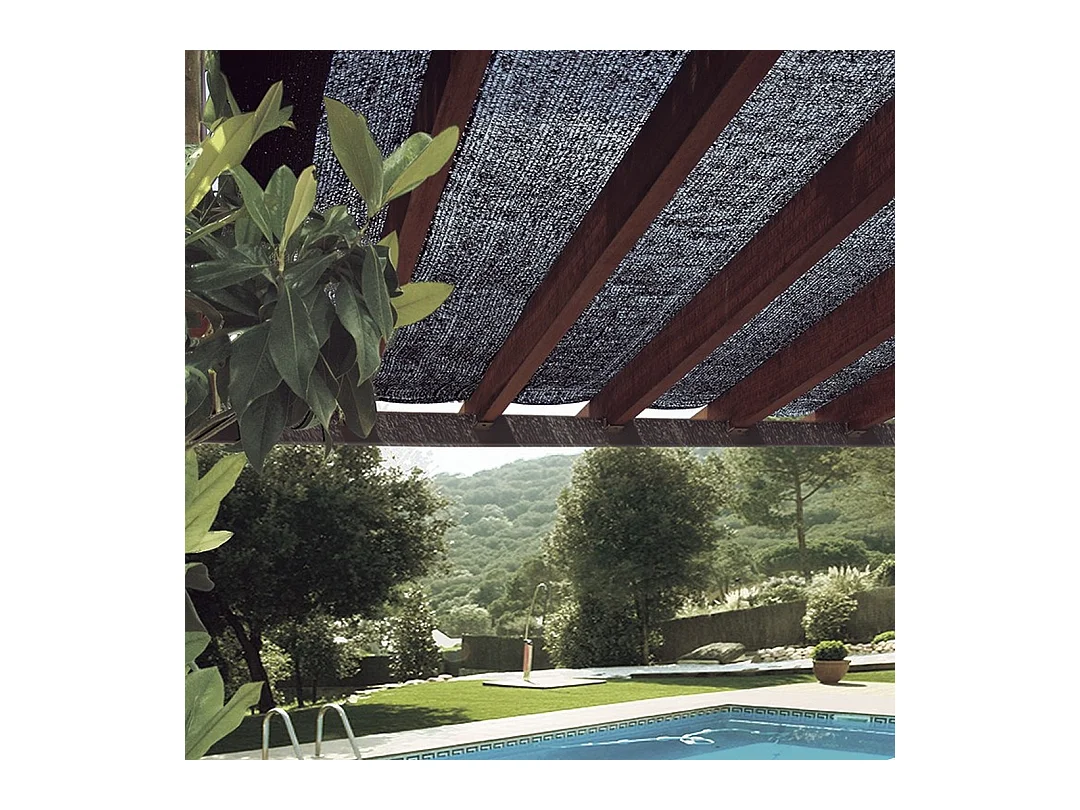 MALLA DE SOMBREO SUN-NET NEGRO NORTENE 4X100 M