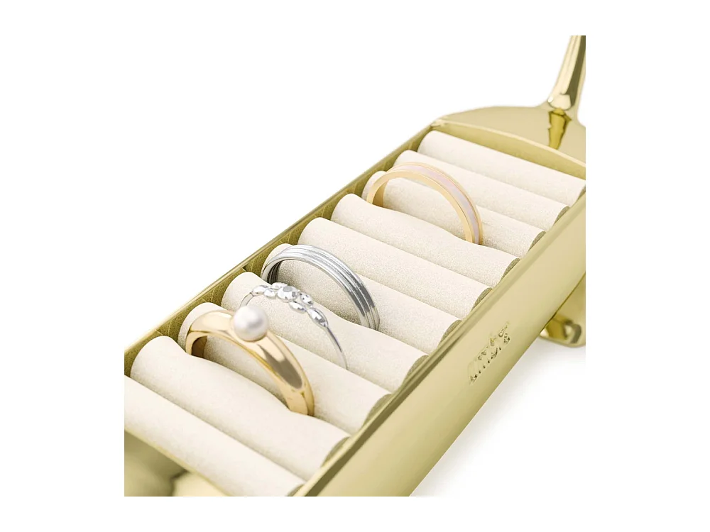 Porte-bagues en zinc en forme d'animaux Chien teckel