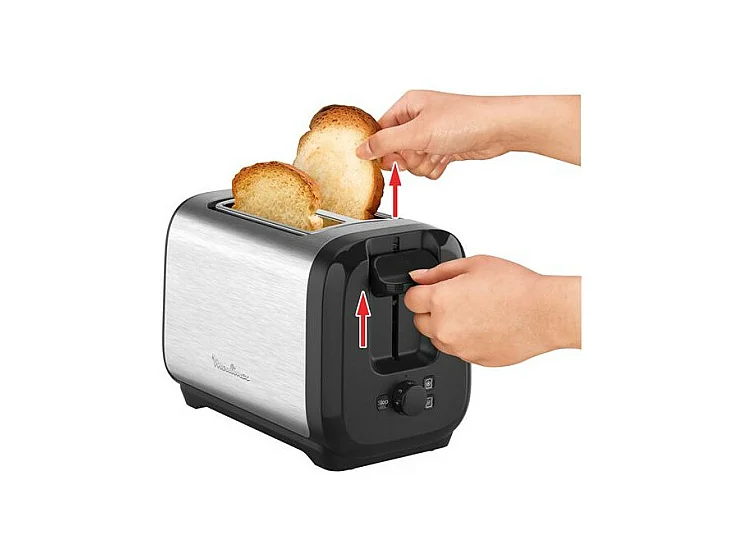 Moulinex Grille-pain 2 fentes 1300w inox - LT5S0DE0