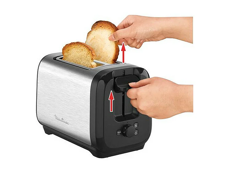 Moulinex Grille-pain 2 fentes 1300w inox - LT5S0DE0