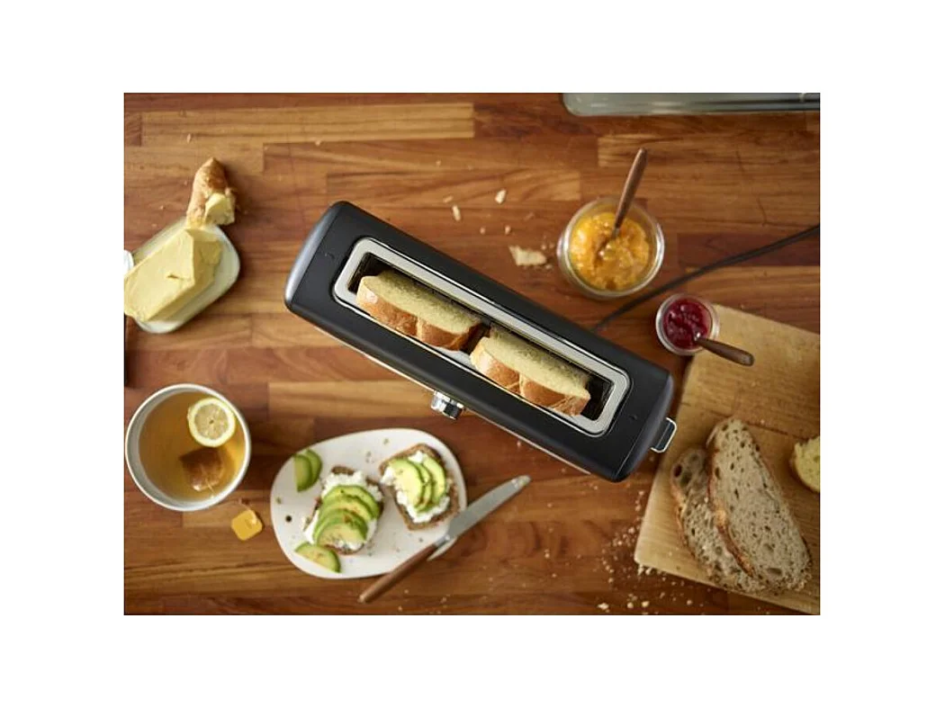 Riviera & Bar Grille-pains 1 fente 1010w noir satin - QGP669