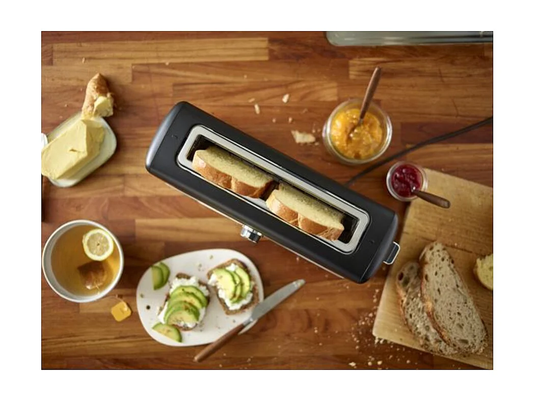 Riviera & Bar Grille-pains 1 fente 1010w noir satin - QGP669