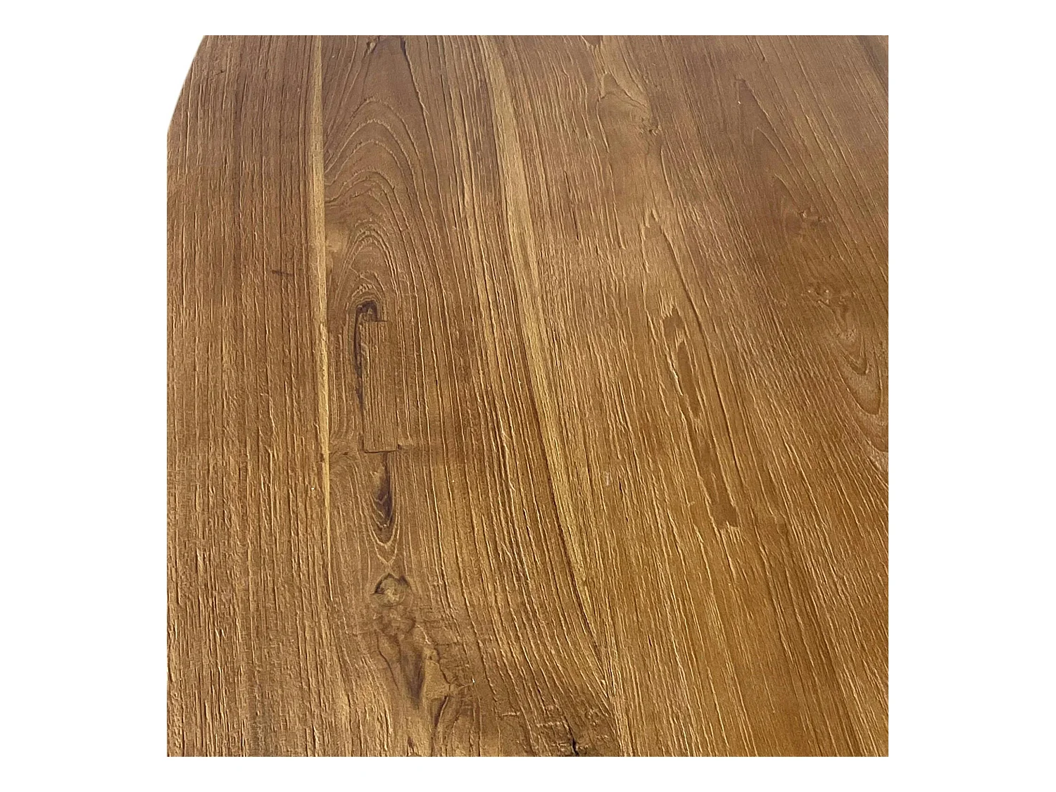 Table à manger ovale en bois de teck recyclé 220 cm ONTARIO