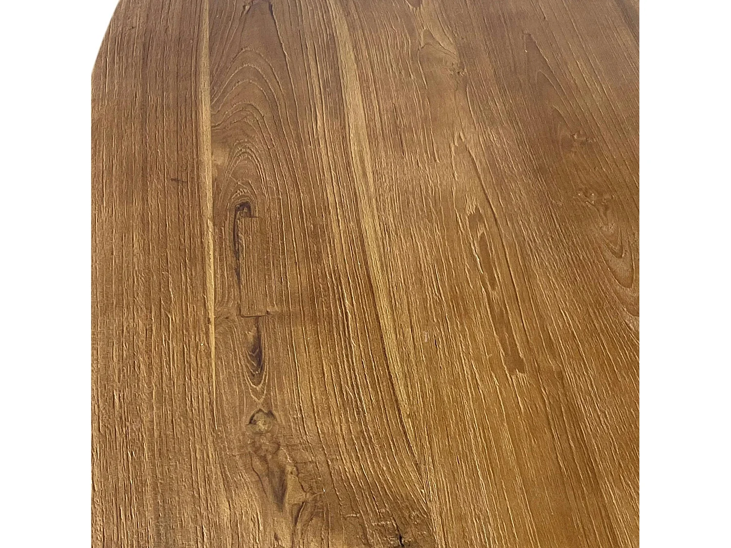 Table à manger ovale en bois de teck recyclé 220 cm ONTARIO