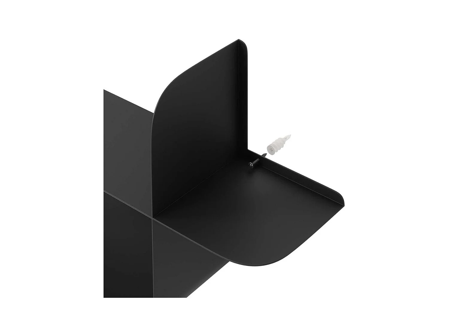 Lot de 2 étagères murales en métal Montage