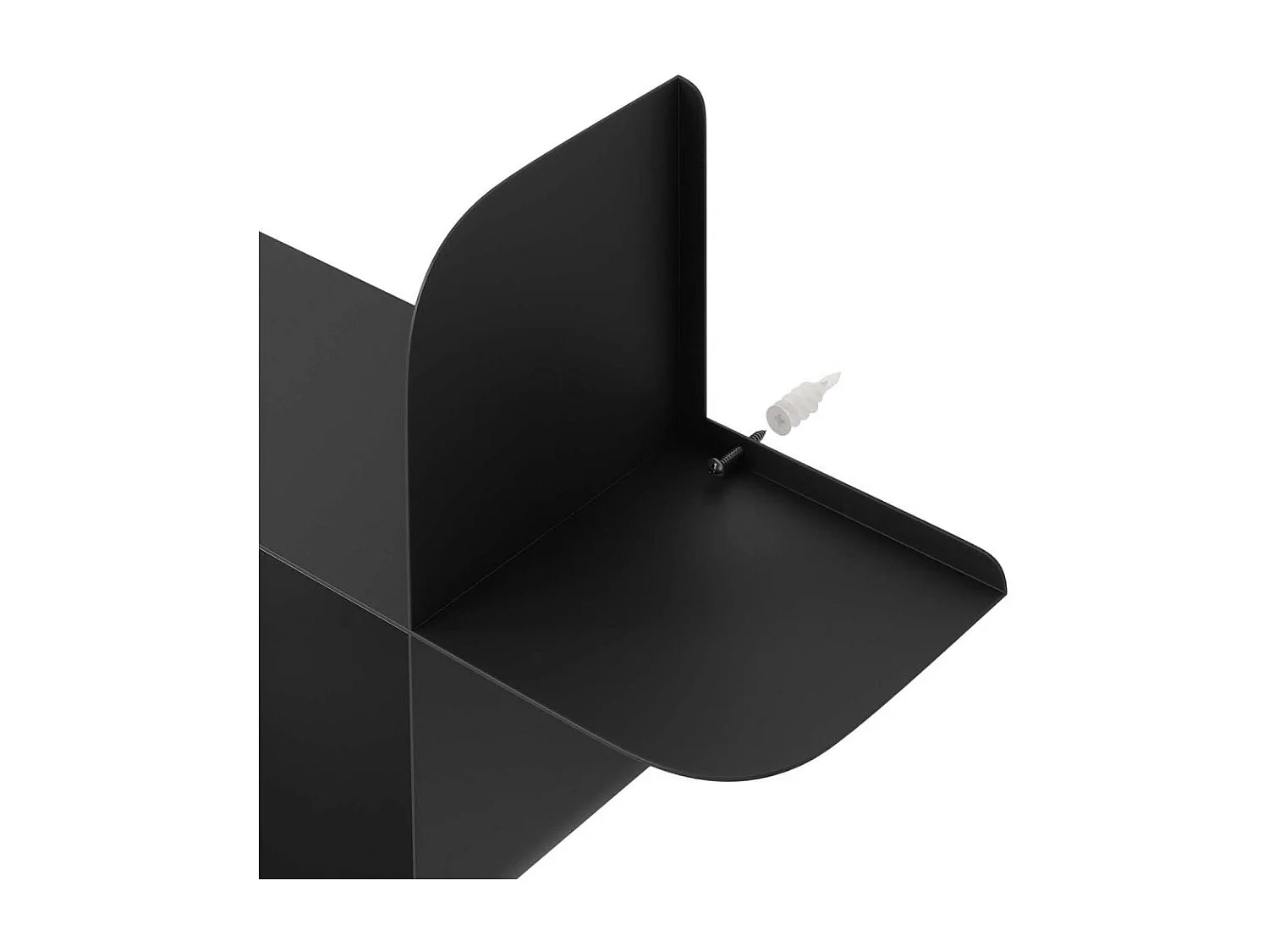 Lot de 2 étagères murales en métal Montage