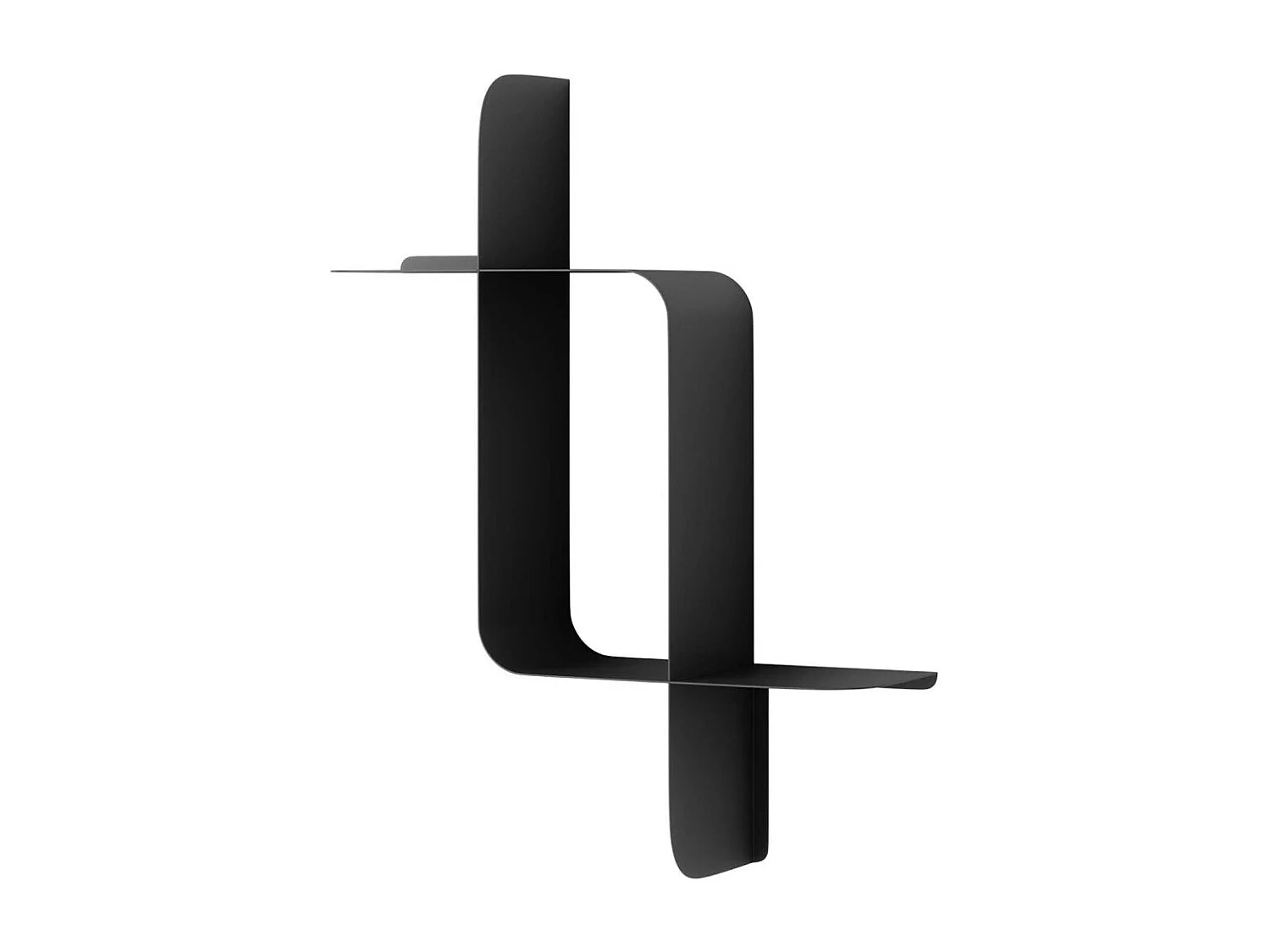 Lot de 2 étagères murales en métal Montage