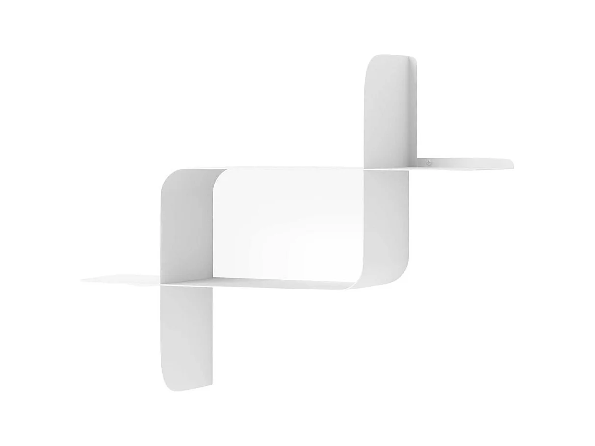 Lot de 2 étagères murales en métal Montage