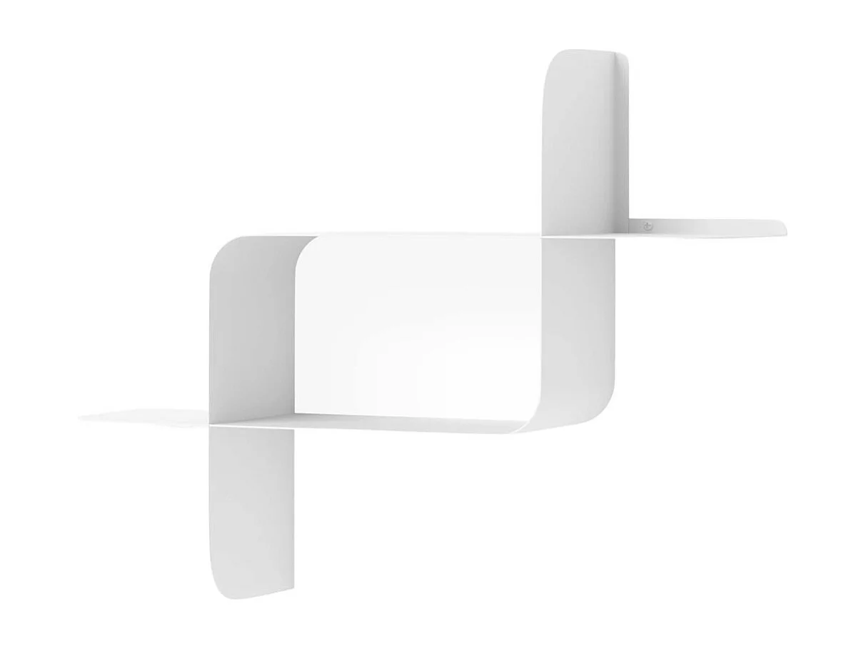 Lot de 2 étagères murales en métal Montage