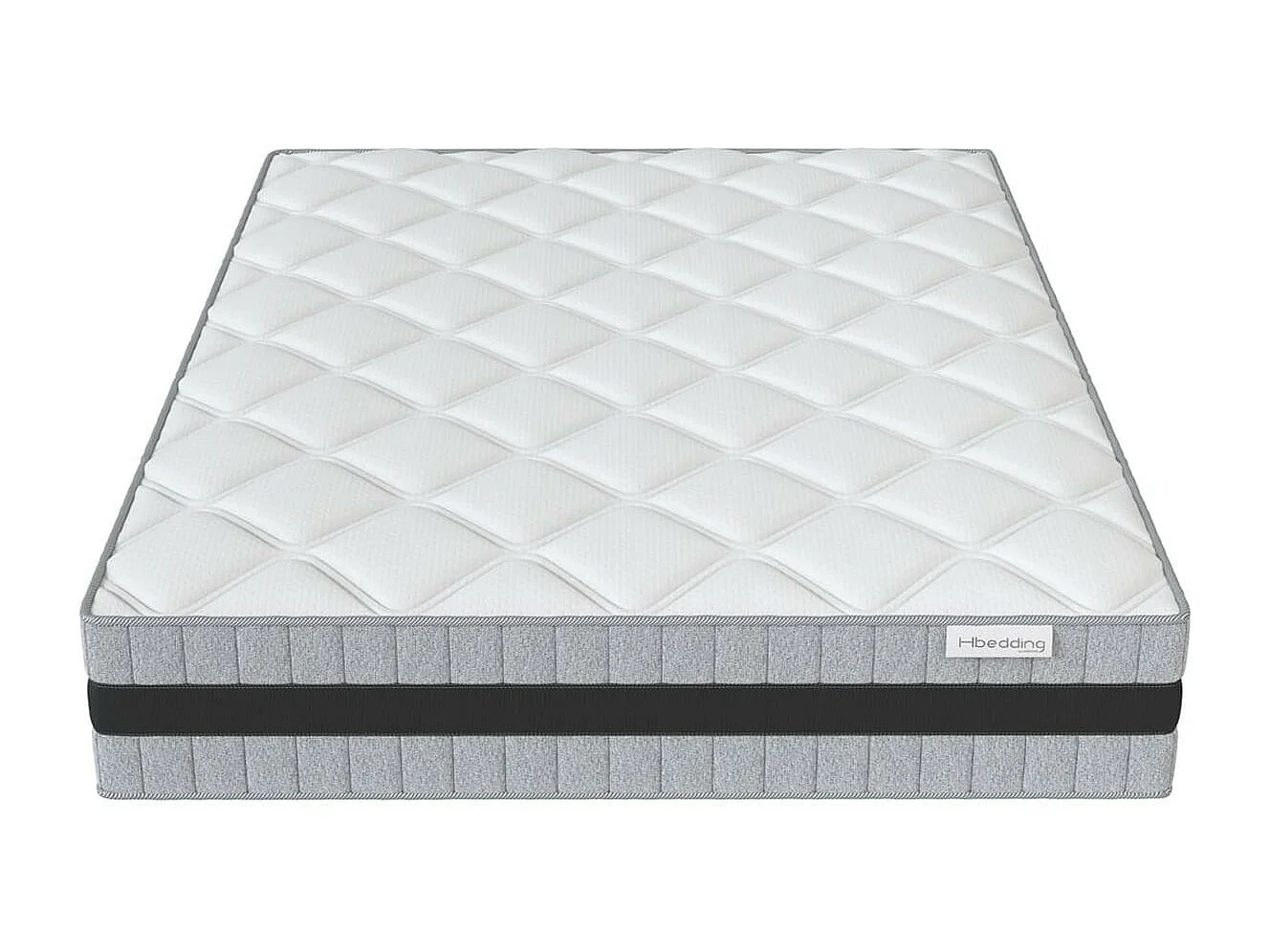 Matelas mémoire de forme 90x190 Memo Luxe Hbedding - Mousse ergonomique haute densité et Visco-élastique