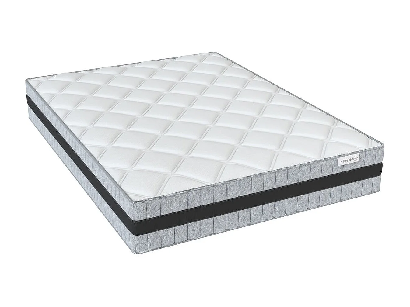 Matelas mémoire de forme 90x190 Memo Luxe Hbedding - Mousse ergonomique haute densité et Visco-élastique