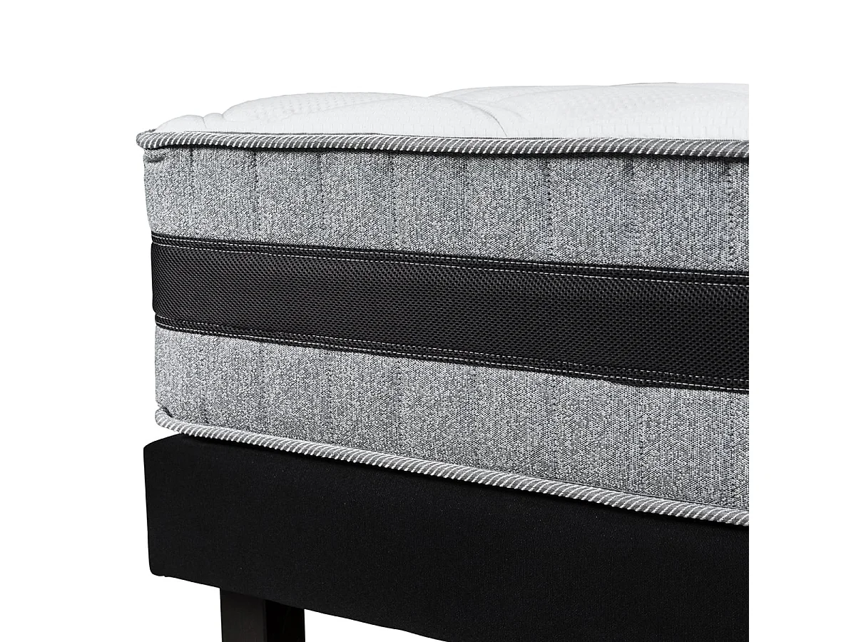 Matelas mémoire de forme 90x190 Memo Luxe Hbedding - Mousse ergonomique haute densité et Visco-élastique