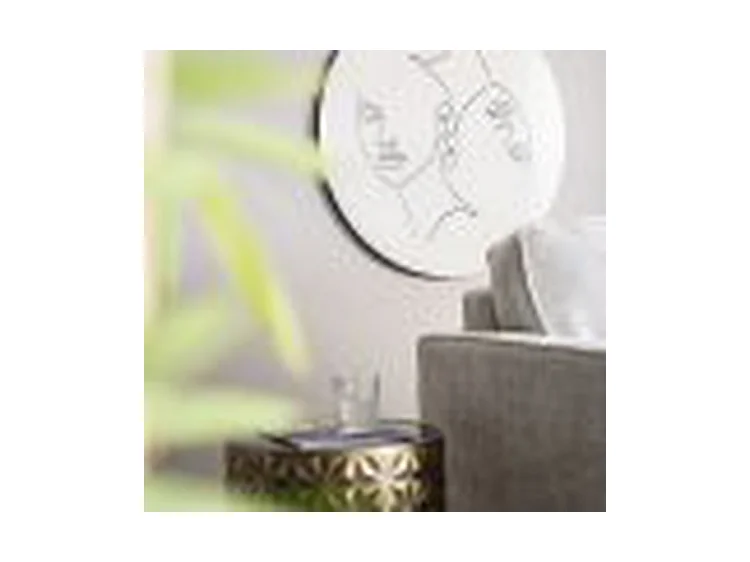 Wanddecoratie Furnilux - Grijs 45x45 cm - Abstract Design