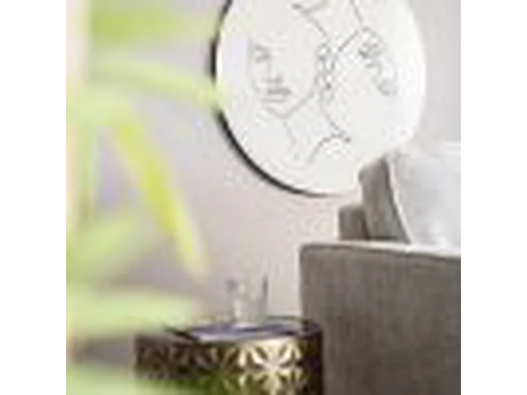 Décoration murale Furnilux - Gris 45x45 cm - Abstract Small