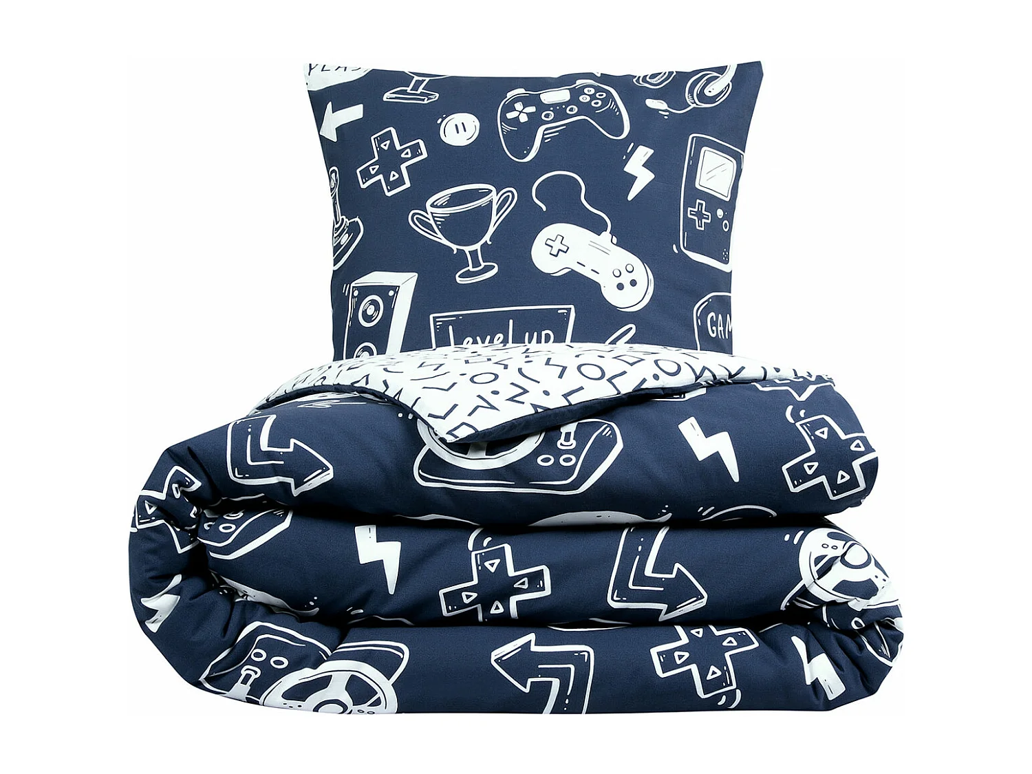 Parure de lit jeux vidéos en coton 240x220cm