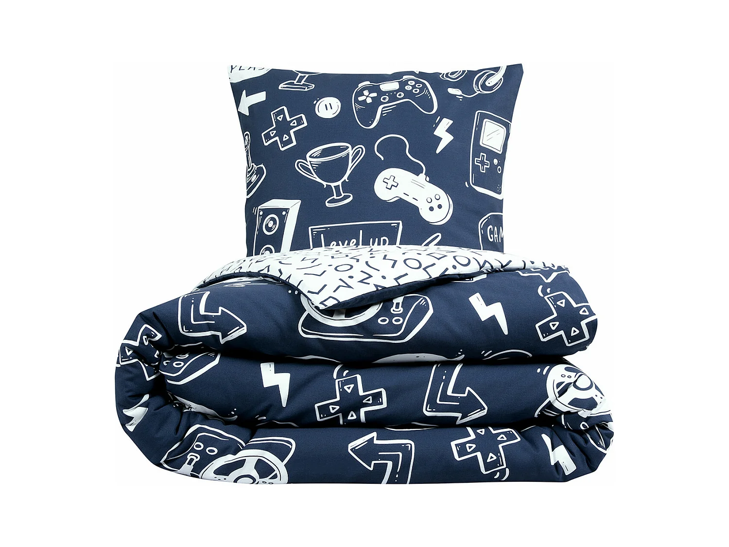 Parure de lit jeux vidéos en coton 200x200cm