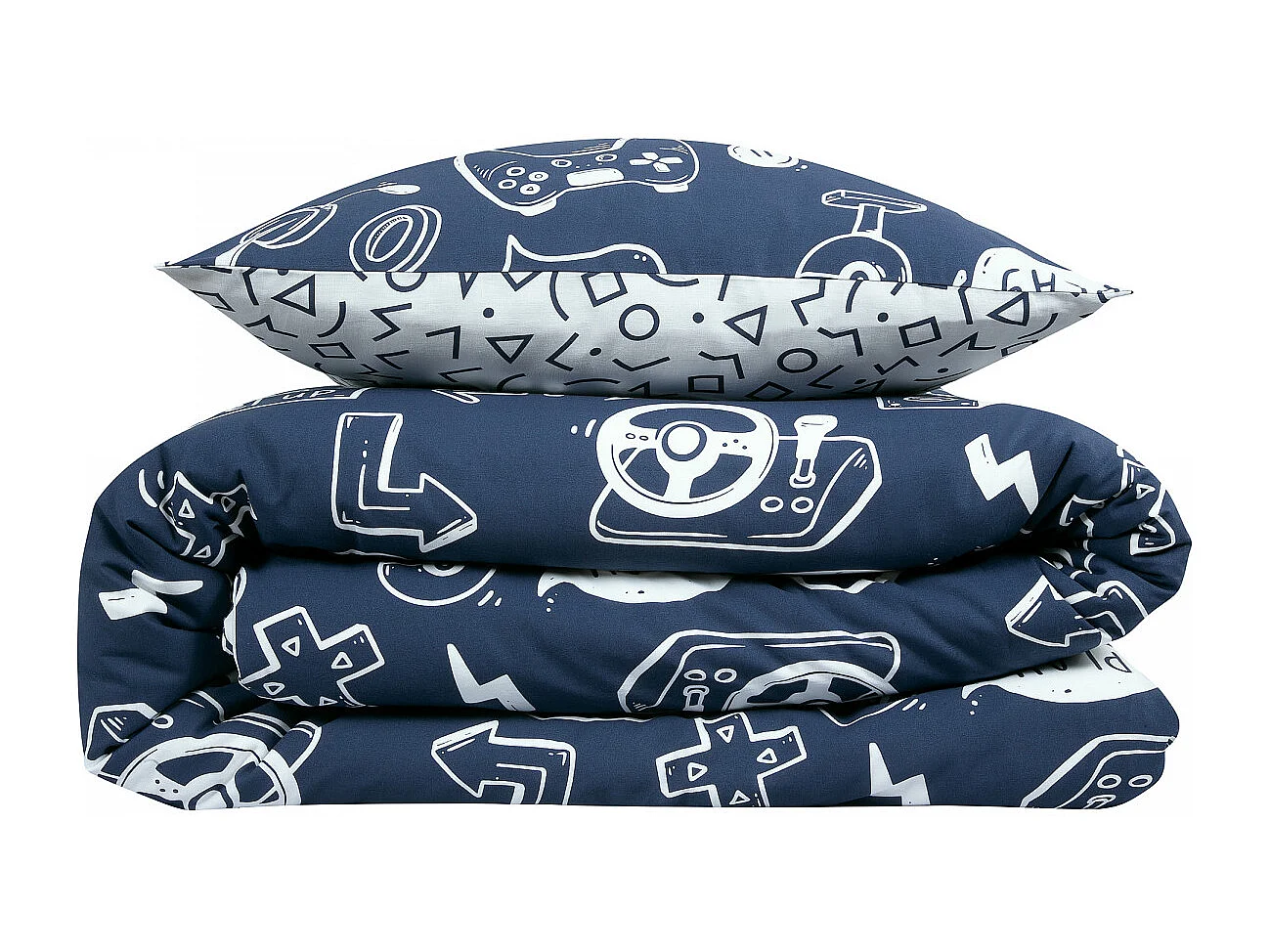 Parure de lit jeux vidéos en coton 200x200cm