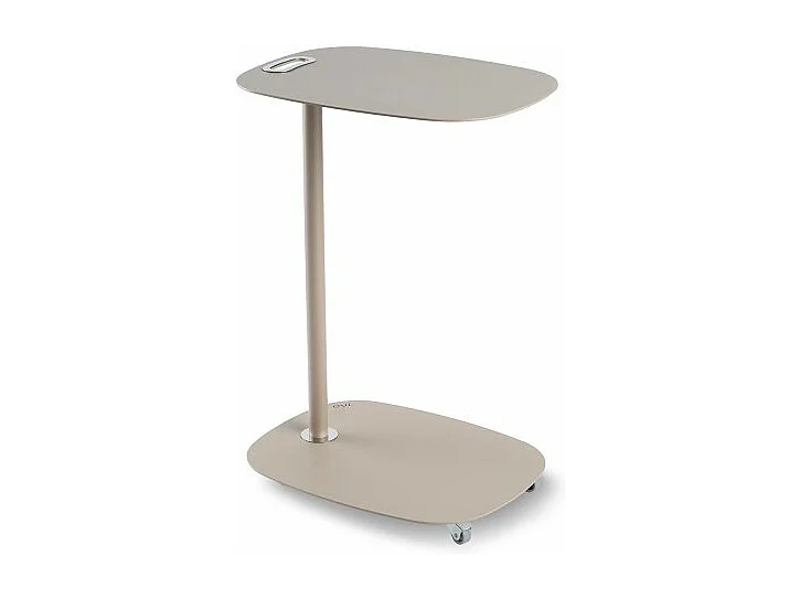 Table d'appoint à roulettes EVI : design scandinave, robuste, pratique et fonctionnelle