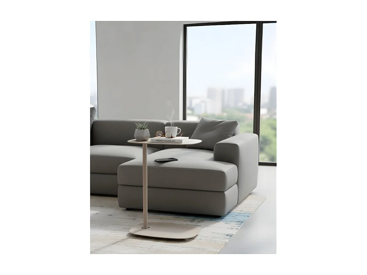 Tavolino con ruote EVI - design scandinavo, compatto, pratico e funzionale
