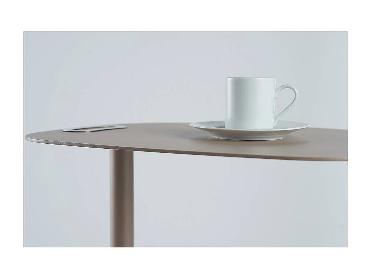 Tavolino con ruote EVI - design scandinavo, compatto, pratico e funzionale