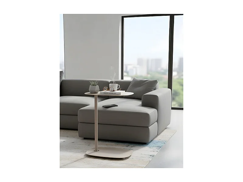 Table d'appoint à roulettes EVI : design scandinave, robuste, pratique et fonctionnelle