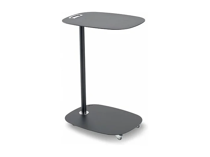 Table d'appoint à roulettes EVI : design scandinave, robuste, pratique et fonctionnelle