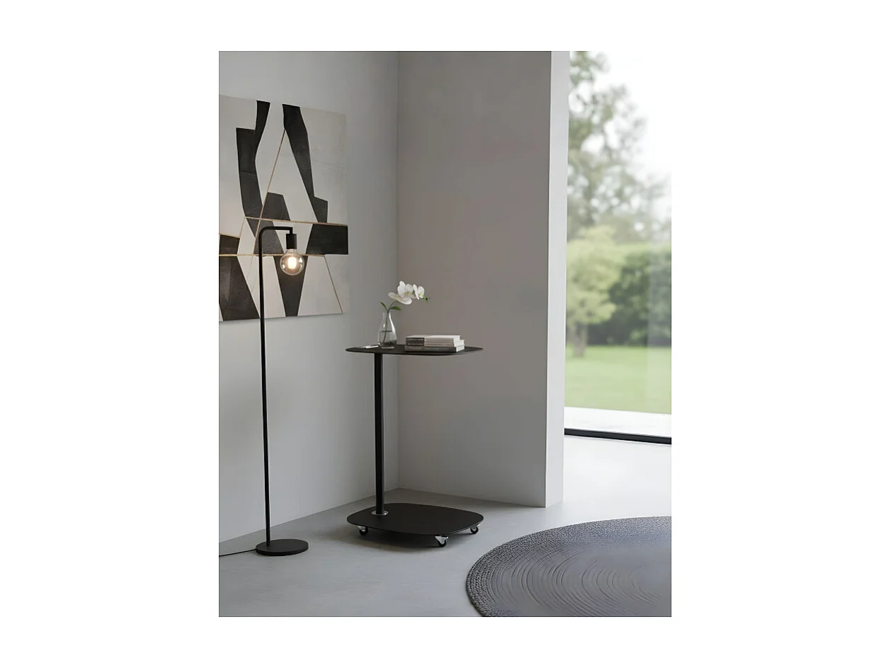 Table d'appoint à roulettes EVI - design scandinave, compacte, pratique et fonctionnelle