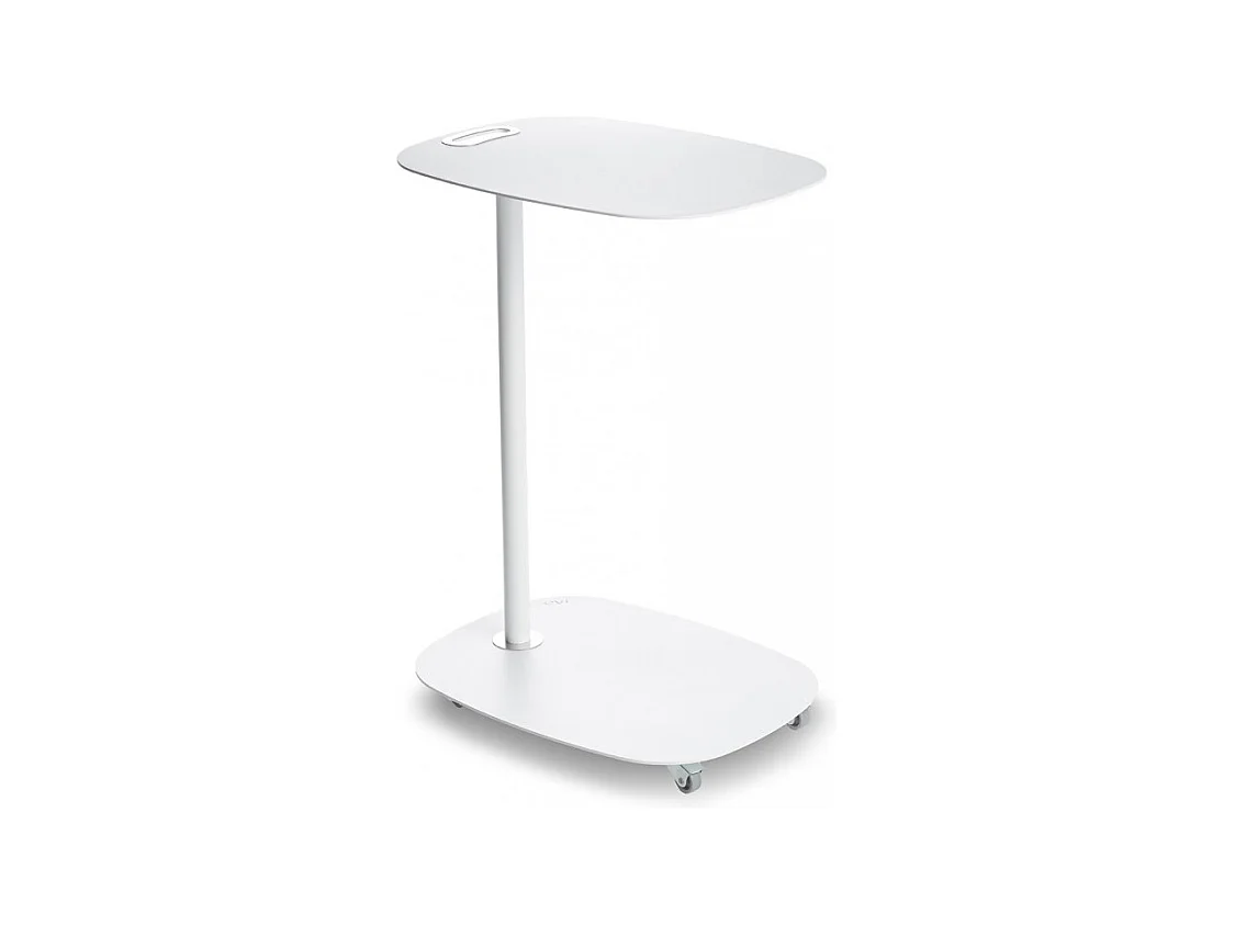 Table d'appoint à roulettes EVI : design scandinave, robuste, pratique et fonctionnelle