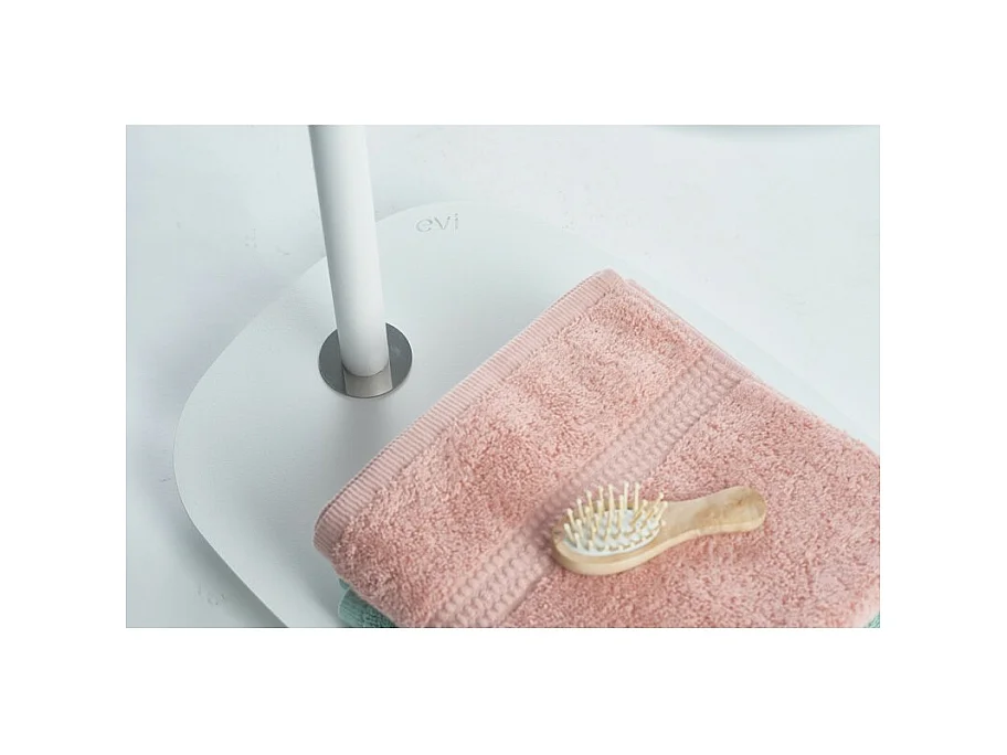 Table d'appoint à roulettes EVI : design scandinave, robuste, pratique et fonctionnelle