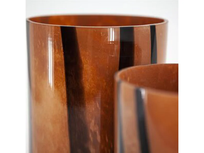 Vase Niala - Marron - 15x15x20 cm