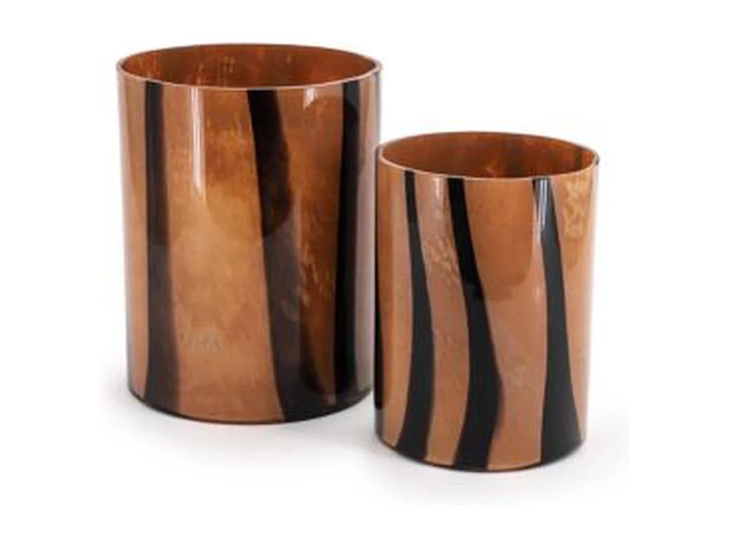 Vase Niala - Marron - 15x15x20 cm